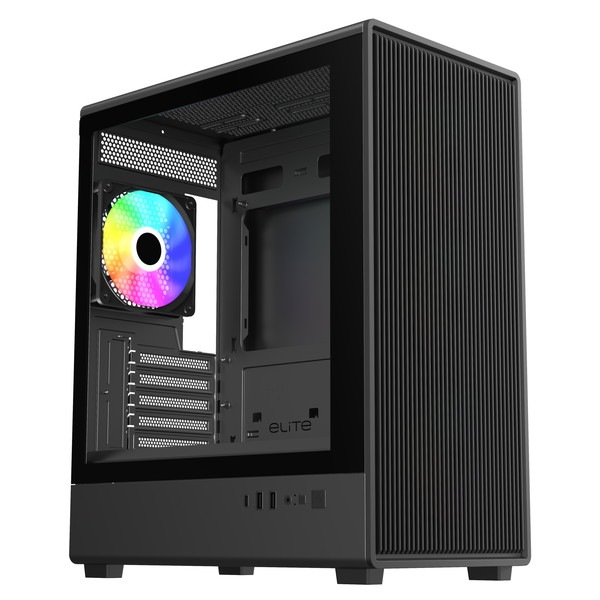 CoolerMaster PC������ �ߥɥ륿� �֥�å� E350-KGNN-S00��Elite 350 Black��Micro-ATX�б� ����ѥ����߷� �ڥ���󥻥��Բġ��̳�ƻ����Υ�������Բġ�