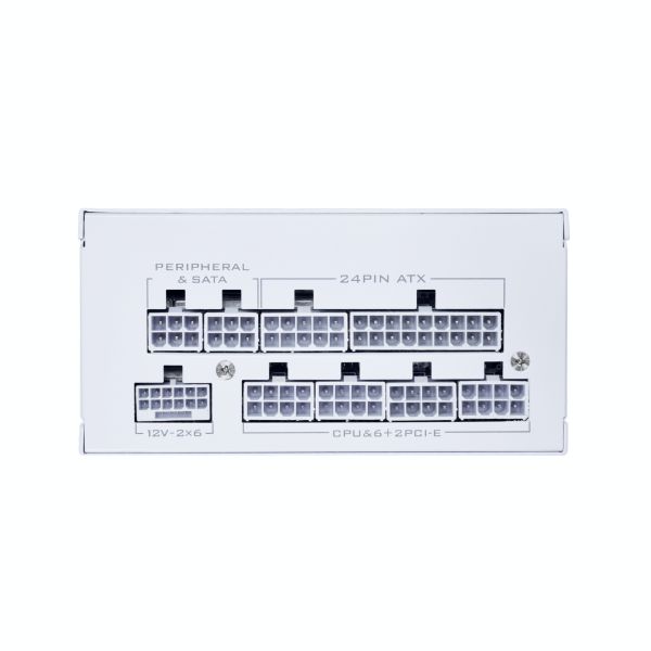 LIAN LI PC�Ÿ� SP750 V2 GOLD White �ۥ磻�� 80PLUS GOLDǧ�� �ե�⥸��顼 SFX ATX 3.1�б� 12V-2��6���ͥ��� �Ų����FDB�ե��� �������Ų򥳥�ǥ� �ڥ���󥻥��Բġ��̳�ƻ����Υ�������Բġ�