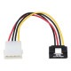 Ainex ラッチ付 シリアルATA用電源変換ケーブル 12cm WA-185B【キャンセル不可・北海道沖縄離島配送不可】 -お取り寄せ-