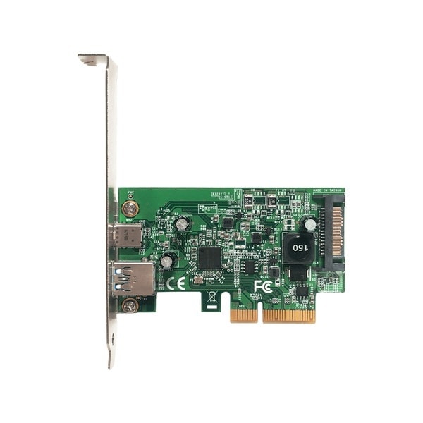 玄人志向 ASMedia社製 ASM3142搭載 USB3.2 Gen2 TypeA、TypeCインターフェース (PCI-Express x4接続) USB3.1AC-P2-PCIE3 【キャンセル不可・北海道沖縄離島配送不可】