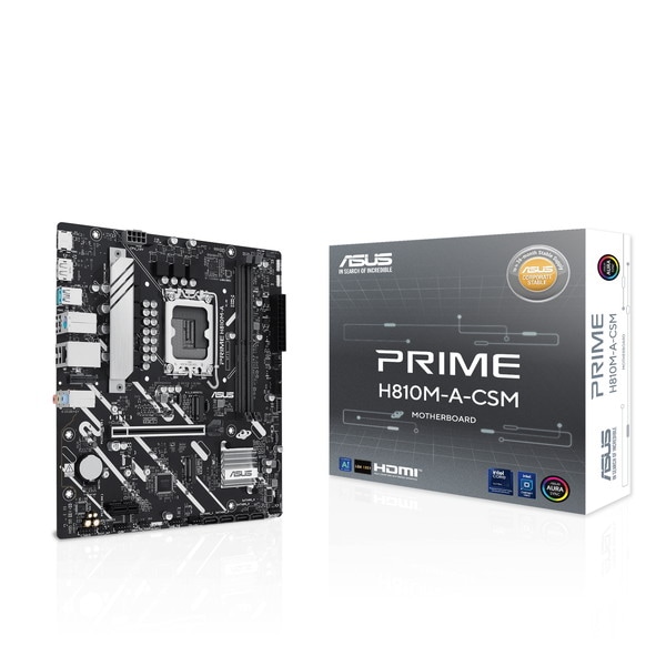 ASUS �ޥ����ܡ��� PRIME H810M-A-CSM LGA1851 Intel H810 micro-ATX DDR5 �ڥ���󥻥��Բġ��̳�ƻ����Υ�������Բġ�