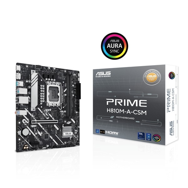 ASUS �ޥ����ܡ��� PRIME H810M-A-CSM LGA1851 Intel H810 micro-ATX DDR5 �ڥ���󥻥��Բġ��̳�ƻ����Υ�������Բġ�