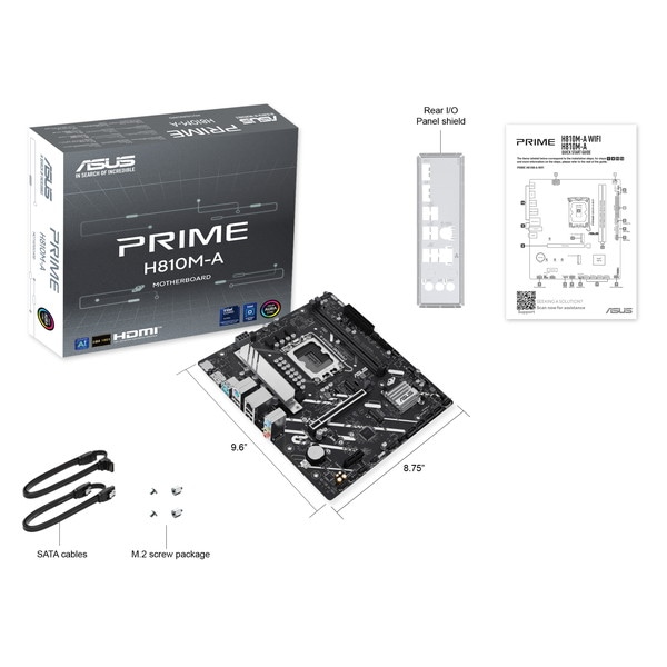 ASUS �ޥ����ܡ��� PRIME H810M-A-CSM LGA1851 Intel H810 micro-ATX DDR5 �ڥ���󥻥��Բġ��̳�ƻ����Υ�������Բġ�