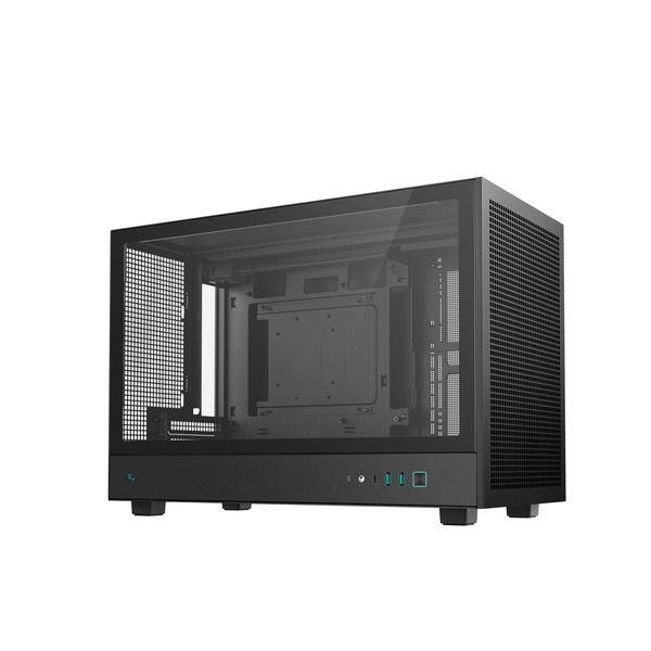 DeepCool PC������ CH260 R-CH260-BKNGM0-G-1 Mini-ITX/Micro-ATX�б� ���������å���ѥͥ� �֥�å� �ڥ���󥻥��Բġ��̳�ƻ����Υ�������Բġ�