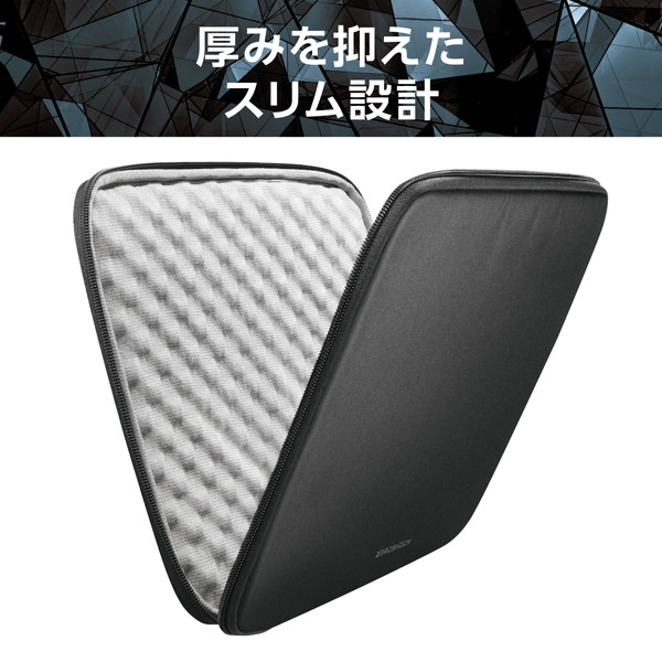 ELECOM ���쥳�� ZSB-IBTHL11BK �ѥ����󥱡��� 11.6����� PC�Хå� �׷�ۼ� ����ѥ��� ����� �� ~11.6����� MacBook Chromebook Lenovo �ʤ� ��Ǽ�� �� ZEROSHOCK �֥�å� �ڥ���󥻥��Բġ��̳�ƻ����Υ�������Բġ�