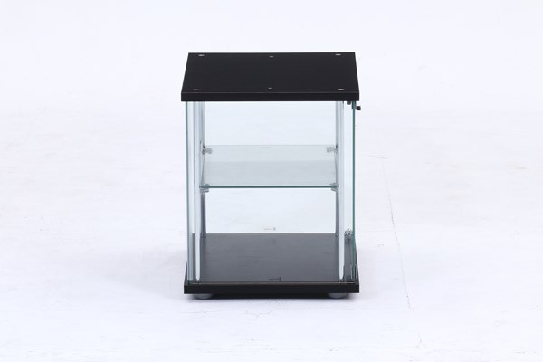 不二貿易 ガラスコレクションボックス BK TMG-G165 BK 商品コード99474【代引・日時指定・キャンセル不可・北海道沖縄離島配送不可】 -お取リ寄せ-