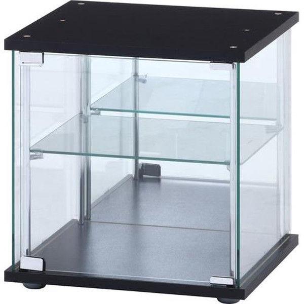 不二貿易 ガラスコレクションボックス BK TMG-G165 BK 商品コード99474【代引・日時指定・キャンセル不可・北海道沖縄離島配送不可】 -お取リ寄せ-