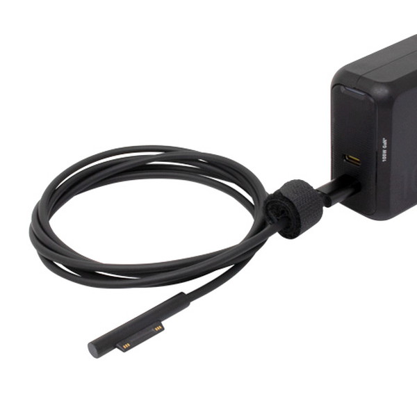 Ainex �����ͥå��� USB-C - DC�Ÿ��Ѵ������֥� PD45W�б� Surface�� 1.5m CDC-SURF-15�ڥ���󥻥��Բġ��̳�ƻ����Υ�������Բġ� -������-