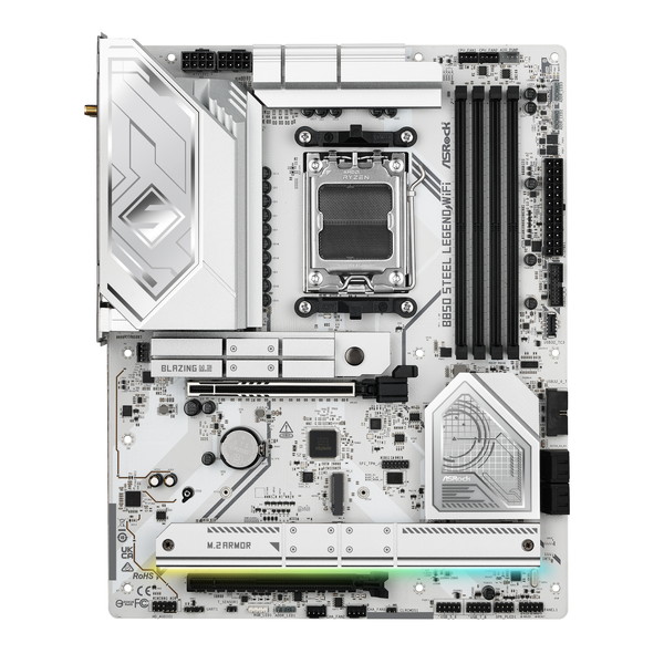 ASRock ޥܡ B850 Steel Legend WiFi AM5 AMD B850 ATX DDR5 ڥ󥻥Բġ̳ƻΥԲġ