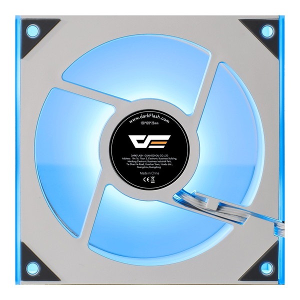 darkFlash �������ե��� DM8 White DM8-WHITE-SINGLEFAN ����+¦��ARGBȯ�� �ڥ���󥻥��Բġ��̳�ƻ����Υ�������Բġ� -������-