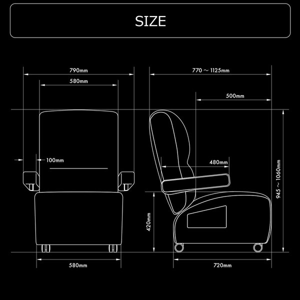 Bauhutte バウヒュッテ ゲーミングソファ デラックス G-410-BK ブラック 黒 ゲーミングチェア リクライニング キャスター付き アームレスト付き ハイバック 【代引・日時指定・キャンセル不可・北海道沖縄離島配送不可】 -メーカー直送- ※メーカー在庫潤沢