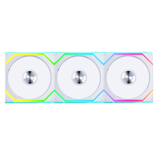 LIAN LI �磻��쥹 ARGB�ե��� UF-SL120-WLS-1W ���ž ���󥰥�ѥå� 120mm �ۥ磻�� �ڥ���󥻥��Բġ��̳�ƻ����Υ�������Բġ�