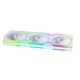 LIAN LI �磻��쥹 ARGB�ե��� UF-SL120-WLS-1W ���ž ���󥰥�ѥå� 120mm �ۥ磻�� �ڥ���󥻥��Բġ��̳�ƻ����Υ�������Բġ�