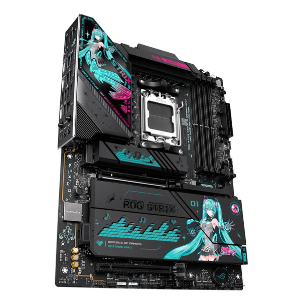 ASUS ROG X870E-H HATSUNE 初音ミク新品未開封品 0199291174665 ASUS マザーボード ROG STRIX X870E-H GAMING MIKU 初音