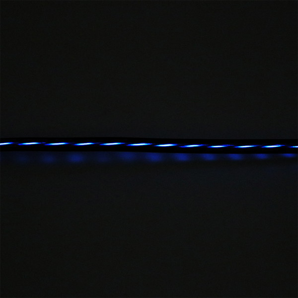 ミヨシ LED付きUSBケーブル Type-C端子 ブルー 1m SLE-C10/BL お取り寄せ