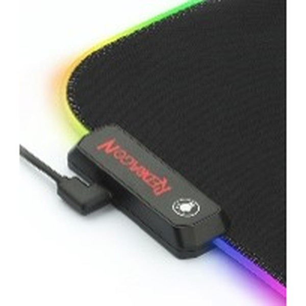 REDRAGON RGB発光 大判マウスパッド (XLサイズ) NEPTUNE X P033TI ブラック 【キャンセル不可・北海道沖縄離島配送不可】 -お取り寄せ-