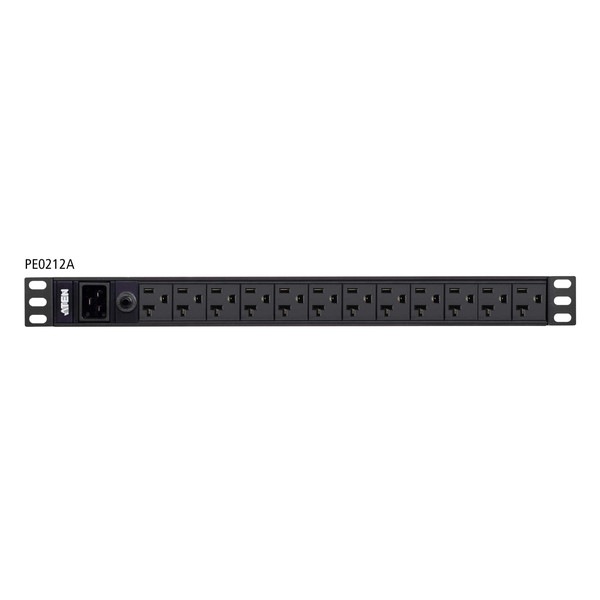 ATEN ��å��ޥ����PDU ( 1U / 100V / 20A / 12�ݡ���) PE0212A�ڥ���󥻥��Բġ��̳�ƻ����Υ�������Բġ�-������-