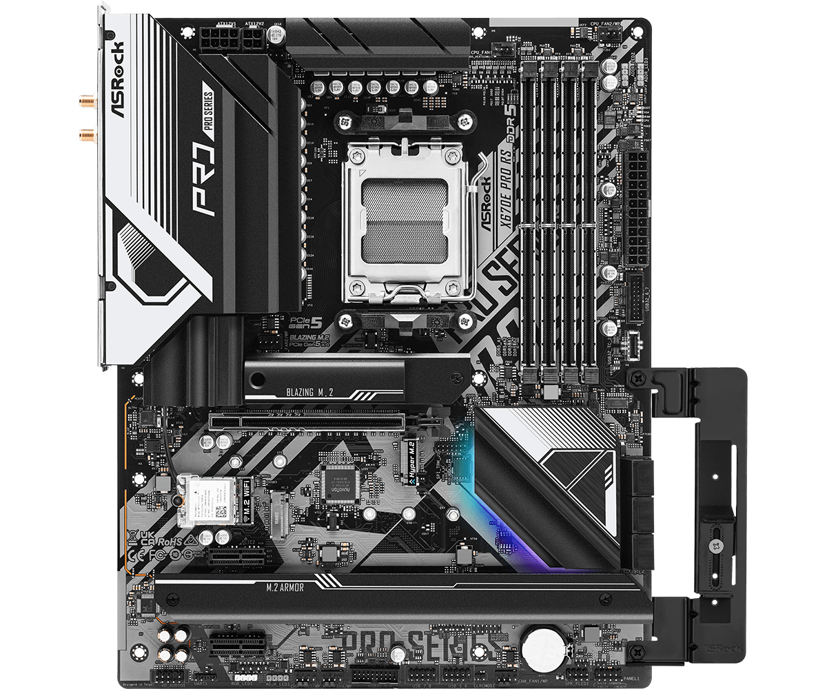 マザーボード ASRock + CPU AMD Ryzen 7 + メモリ
