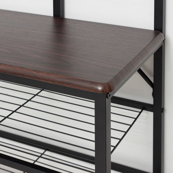 クロシオ 多機能ハンガーラックミラー付 62227 【代引・日時指定・キャンセル不可・北海道沖縄離島配送不可】 -お取り寄せ-