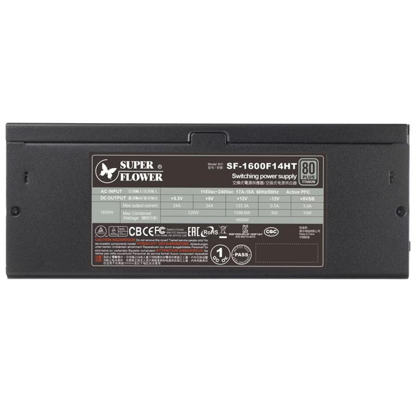 4571388281238 SUPER FLOWER ATX電源 LEADEX Titanium 1600W ATX3.1