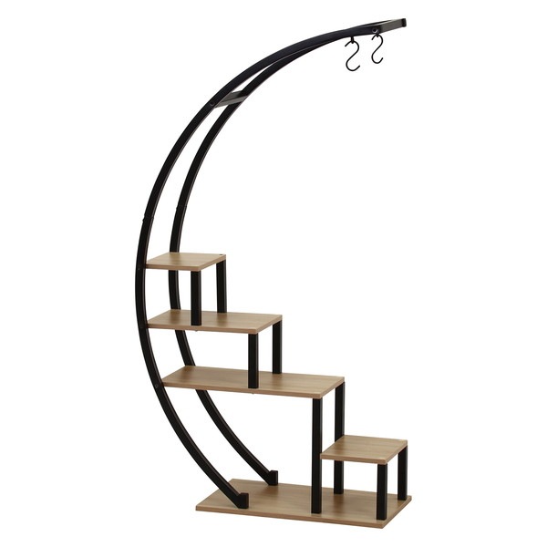 不二貿易 ディスプレイラック アーチ型KD BK 商品コード63753 【代引・日時指定・キャンセル不可・北海道沖縄離島配送不可】 -お取リ寄せ-