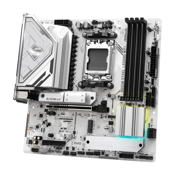 ASRock マザーボード B850M Steel Legend WiFi AM5 AMD B850 MicroATX DDR5 【キャンセル不可・北海道沖縄離島配送不可】