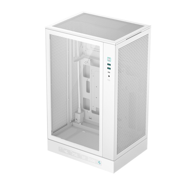DeepCool PC������ CH270 DIGITAL WH R-CH270-WHNDM0-G-1  Mini-ITX/Micro-ATX�б� �ߥ˥�� �ǥ�����ѥͥ� �ۥ磻�� �ڥ���󥻥��Բġ��̳�ƻ����Υ�������Բġ�