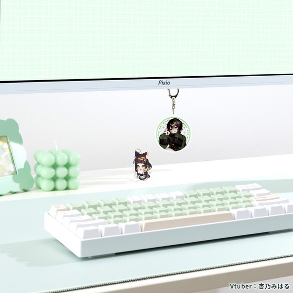 Pixio HDMIコネクタストラップ White ホワイト PXCSH1WH-O モニター下スペース活用 推し活 端子保護【キャンセル不可・北海道沖縄離島配送不可】
