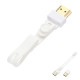 Pixio HDMIコネクタストラップ White ホワイト PXCSH1WH-O モニター下スペース活用 推し活 端子保護【キャンセル不可・北海道沖縄離島配送不可】
