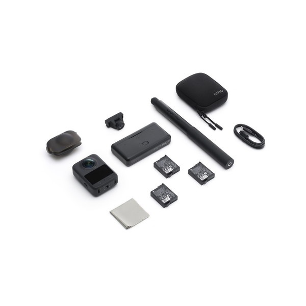 DJI �ӥǥ������ OQA005 Osmo 360 ���ɥ٥���㡼����� (�����ƥ��ӥƥ����� 8K 360�٥���� / �����8K ���ƻ��֡�190ʬ ���ν��̡�183g) Osmo 360 Adventure Combo�ڥ���󥻥��Բġ��̳�ƻ����Υ�������Բġ�