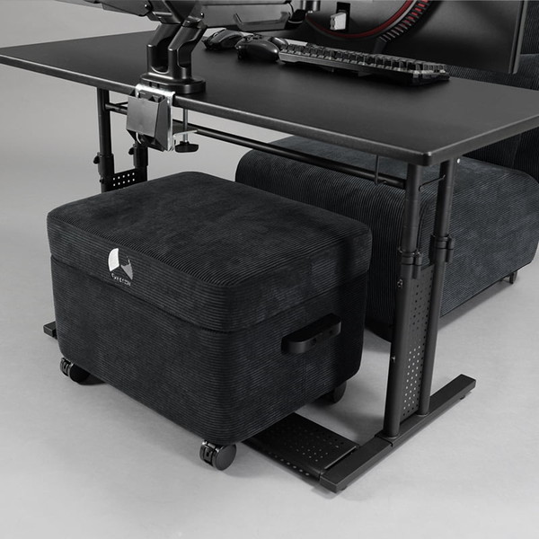 Bauhutte バウヒュッテ ストレージオットマン BOT-410-BK ブラック 黒 キャスター付き 収納付き ゲーミング 【代引・日時指定・キャンセル不可・北海道沖縄離島配送不可】 -メーカー直送- ※メーカー在庫残りわずか