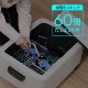 Bauhutte バウヒュッテ ストレージオットマン BOT-410-BK ブラック 黒 キャスター付き 収納付き ゲーミング 【代引・日時指定・キャンセル不可・北海道沖縄離島配送不可】 -メーカー直送- ※メーカー在庫残りわずか