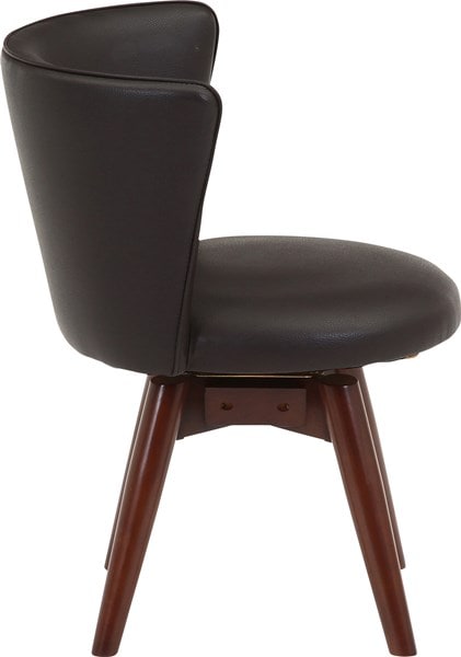 不二貿易 ダイニングチェアー クラム ウエンジ/ブラウン PRC-227 商品コード88937【代引・日時指定・キャンセル不可・北海道沖縄離島配送不可】 -お取リ寄せ-