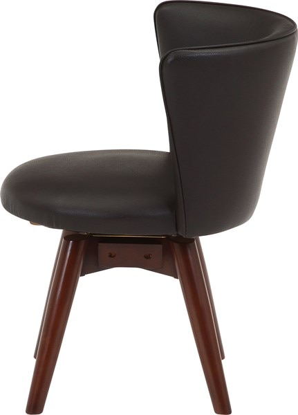 不二貿易 ダイニングチェアー クラム ウエンジ/ブラウン PRC-227 商品コード88937【代引・日時指定・キャンセル不可・北海道沖縄離島配送不可】 -お取リ寄せ-
