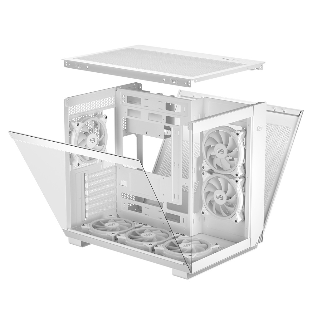 CPS C3T500-ARGB-WH PC ԥ顼쥹ARGBե6ɸܡARGB-PWMեϥܡUSB Type-CݡȤꡢۥ磻 ڥ󥻥Բġ̳ƻΥԲġ