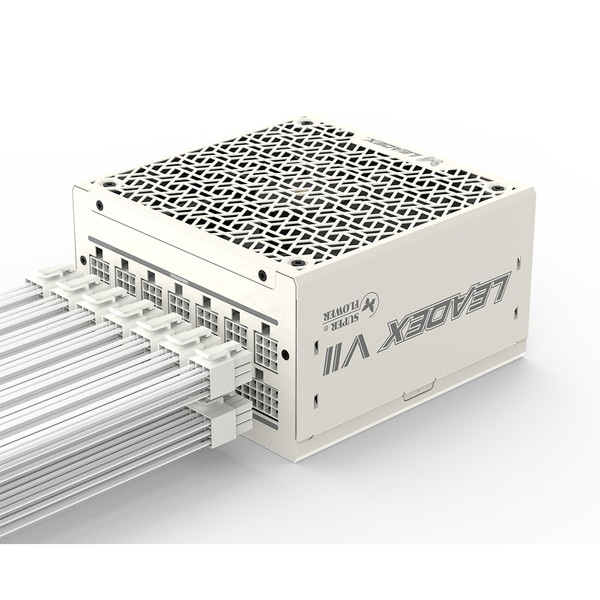 SUPER FLOWER ATX電源 LEADEX VII PLATINUM PRO 1000W WT SF-1000F14XP WT 80PLUS Platinum認証 CYBENETICS PLATINUM認証 ホワイト 白【キャンセル不可・北海道沖縄離島配送不可】