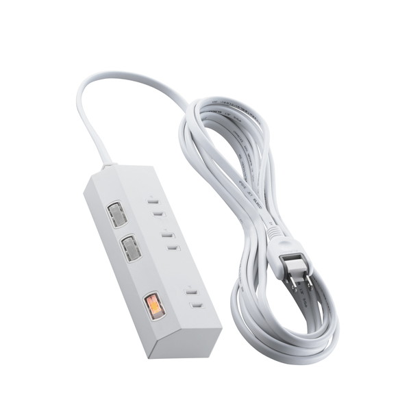ELECOM エレコム T-IS01M-2350WH 電源タップ 延長コード 5m コンセント 3個口 ほこりシャッター 極性対応 絶縁キャップ 雷ガード 個別スイッチ マグネット スイングプラグ ホワイト 【キャンセル不可・北海道沖縄離島配送不可】