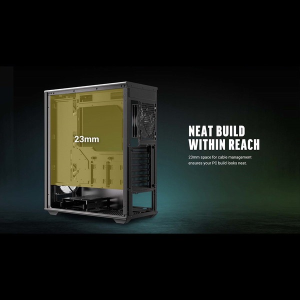 Antec PCケース AX85 ARGB ファン4基標準搭載 ATX/Micro-ATX/ITX対応 裏配線スペース採用 ミドルタワー ブラック 【キャンセル不可・北海道沖縄離島配送不可】