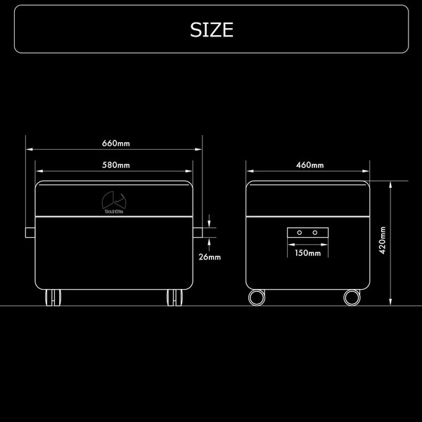 4580742238559 Bauhutte バウヒュッテ ストレージオットマン BOT-410
