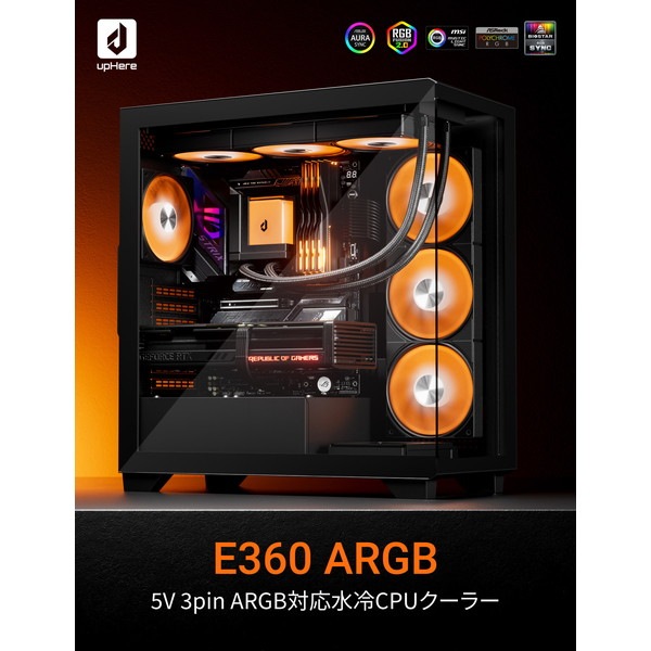 upHere 360mmCPU顼 E360KC  ڥ󥻥Բġ̳ƻΥԲġ