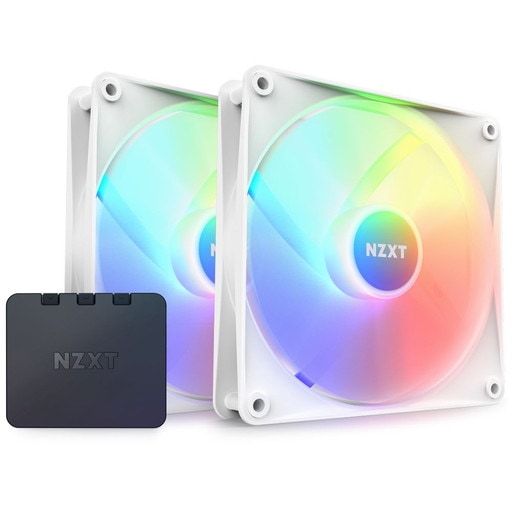NZXT ケースFAN F140 RGB CORE DublePack RF-C14DF-W1 【キャンセル不可・北海道沖縄離島配送不可】-お取り寄せ-