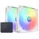 NZXT ケースFAN F140 RGB CORE DublePack RF-C14DF-W1 【キャンセル不可・北海道沖縄離島配送不可】-お取り寄せ-