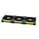 LIAN LI �磻��쥹 ARGB�ե��� UF-SL120-WLS-3B ���ž �ȥ�ץ�ѥå� 120mm �֥�å� �ڥ���󥻥��Բġ��̳�ƻ����Υ�������Բġ�