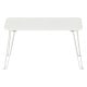 不二貿易 くすみカラーテーブル クレール 6040 ホワイト 商品コード85379 【代引・日時指定・キャンセル不可・北海道沖縄離島配送不可】 -お取リ寄せ-