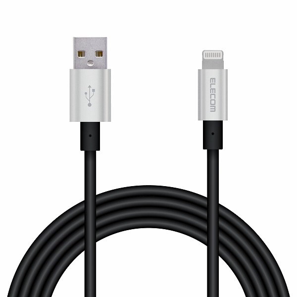 ELECOM ���쥳�� MPA-UALPS20GY Lightning�����̎ގ� ����ѵ� ���َЎ��Ȏ��� 2.0m ���ގڎ� �ڥ���󥻥��Բġ��̳�ƻ����Υ�������Բġ�