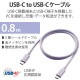 ELECOM エレコム USB4-APCC5P08PU USBケーブル USB4 USB-IF 正規認証品 USB-C to USB-C PD対応 最大100W 80cm パープル【キャンセル不可・北海道沖縄離島配送不可】