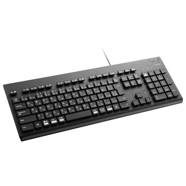 ELECOM ���쥳�� TK-WS01UMKBK �����ܡ��� ͭ�� USB-A ������(IPX5) ���֥�� �ƥ󥭡��դ� ���ѵ��߷� ���� ��Windows11 mac Chrome���б� �֥�å��ڥ���󥻥��Բġ��̳�ƻ����Υ�������Բġ�