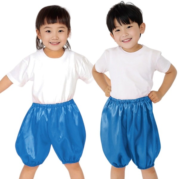 ARTEC アーテック ソフトサテン かぼちゃパンツ Jサイズ 青 衣装ベース 運動会 発表会 イベント 15056 【キャンセル不可・北海道沖縄離島配送不可】 -お取り寄せ品-