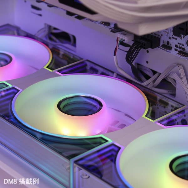 4711527002847 darkFlash ケースファン DM8 3 in 1 White(3個パック