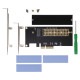AINEX �����ͥå��� �ҡ��ȥ������ M.2 NVMe SSD�Ѵ�PCIe������ AIF-10 NVME���� PCB�ܡ��ɥҡ��ȥ����աڥ���󥻥��Բġ��̳�ƻ����Υ�������Բġ� -������-